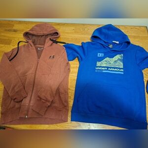 Under Armour Royal Blue Graphic Pullover Hoodie